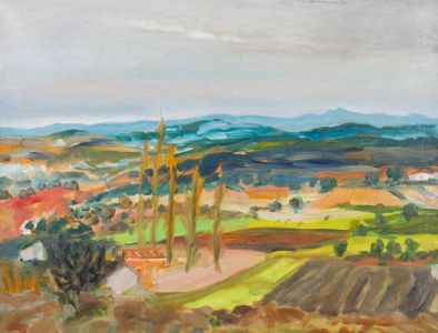 Margaret Harmsworth (1928-2007) - 20th Century Oil, Summer In Wine Country