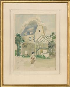 W.F - Monogrammed Mid 20th Century Watercolour, Oberpleis