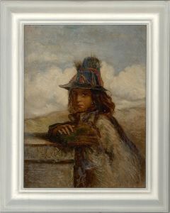 Mid 19th Century Oil - Italian Shepherd Boy