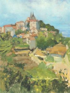 Vita Gollancz (1926-2009) - 20th Century Oil, The City on the Hill