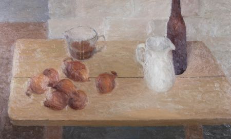 Attrib. Gerald French (1927-2000) - 20th Century Oil, Preparing Vegetable Stock