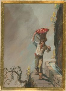 Max Wilhelm Römer (1878-1960) - 1953 Gouache, Levada Rabaca