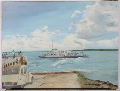 John Winwood - Signed and dated 1997 Oil, The D'Oleron Ferry