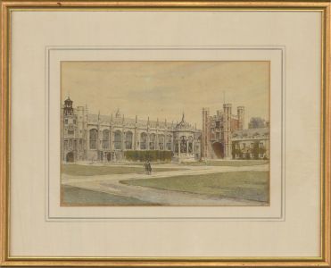 Alfred Allan - 20th Century Watercolour, Trinity College, Cambridge