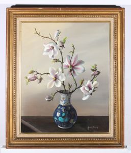 Mary Brown - 20th Century Oil, Magnolia Branch