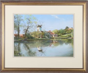 K. E. Woodcock - 1993 Pastel, Cann Mill