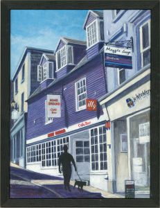 Stanley Jones - Contemporary Oil, Walking the Dog