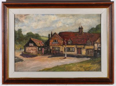 Joseph Frederick Percy Rendell (1872-1955) - Mid 20th Century Oil, A Coach House