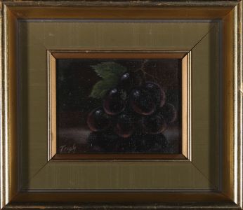 Patricia Bunyan (b.1929) - Signed Mid 20th Century Oil, A Bunch of Grapes