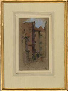 M. C. R - Early 20th Century Watercolour, Clifford's Inn Passage