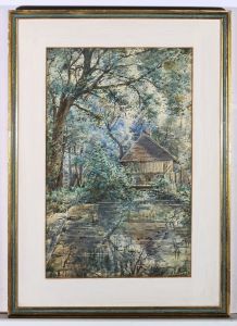 Mozola - Signed Mid 20th Century Watercolour, Houlgate, France