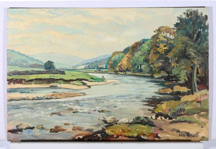Walter Cecil Horsnell (1911-1997) - 20th Century Oil, River Through The Valley