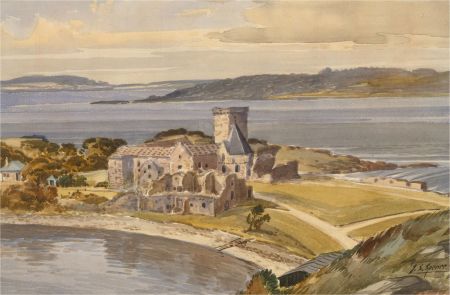 John Simpson Spence (1892-1969) - 1951 Watercolour, Scottish Castle