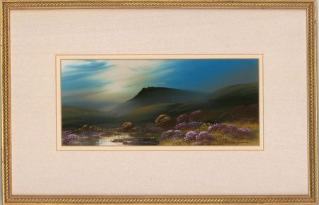 Frank Holmes (b.1935) - Mid 20th Century Oil, Highland Heather