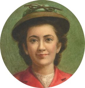 Jan Stanley Hiller (b.1918) - Signed 1948 Watercolour, The Fashionable Lady