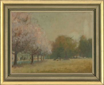 Jon Peaty (1914-1991) - 1980 Oil, Spring In Langton Park
