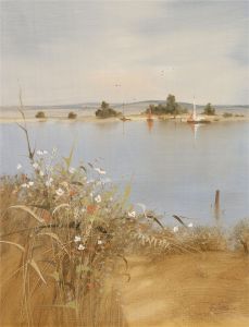 George Spence (b.1931) - Mid 20th Century Oil, By the Lake