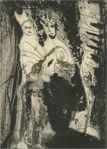 Ignacio Valdes (1956) - 1993 Etching, Salarino Y Salanio
