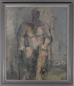 Walter G. Poole (1916–1988) - 1965 Oil, Portrait Of A Seated Man