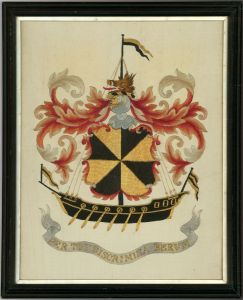 20th Century Embroidery - Campbell Family Coat Of Arms