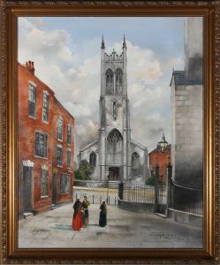 P. Garner - 20th Century Oil, St Mary's Church, Bridgegate
