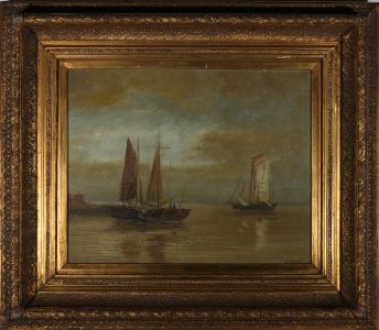 Tony Weddel - 20th Century Oil, Overcast Day On The Sea