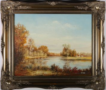 Wheeler - Frame 20th Century Oil, By the River