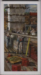 G. R. Childs - 1992 Oil, The Bricklayers