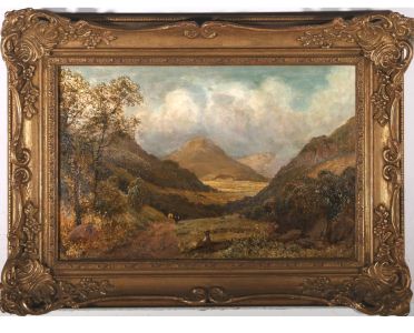 W. Thorpe - 1983 Oil, Path Through The Highlands