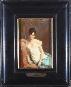 After François Gérard  - Early 20th Century Oil, Madame Récamier