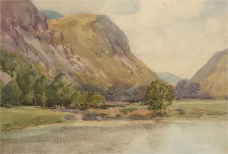 William E. Linton (1878-1956) - Early 20th Century Watercolour, The Valley