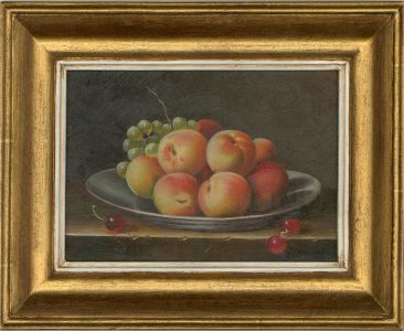 Irving - Signed Mid 20th Century Oil, Bowl of Fruit