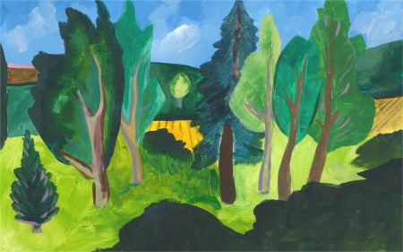 Sian Roberts - Contemporary Acrylic, The Tree Line