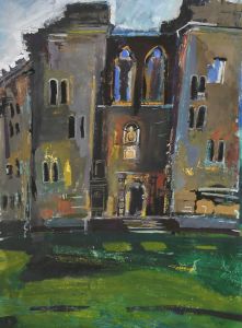 Glyn Morgan (1926-2015) - 20th Century Mixed Media, The Old Building