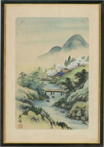 20th Century Gouache - Spring In The Himalayas