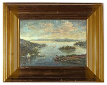 Victor Mathias - Early 20th Century Oil, The Archipelago