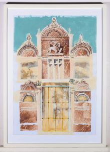 Connie Addison - 20th Century Mixed Media, Venice Facade