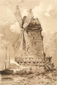 A Trio of Late 19th Century Watercolour - Village Scenes