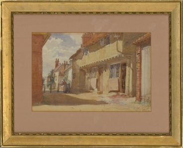 M. E. H - 1902 Watercolour, The Bury