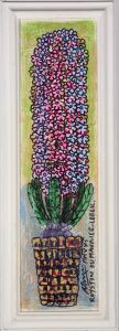 Royston Du Maurier-Lebek - 2021 Acrylic, Pink Hyacinth