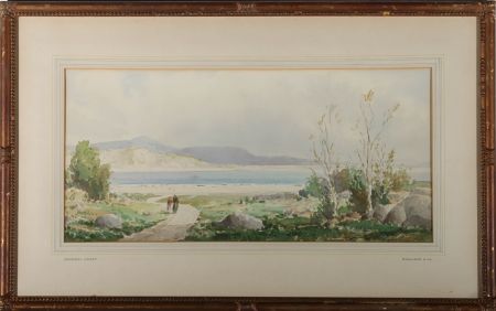 Rowland Hill - Framed Early 20th Century Watercolour, Donegal Coast