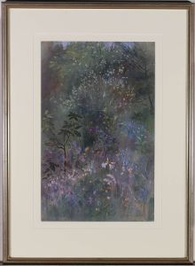 Barbara Wills (1924-2013) - Signed Mid 20th Century Acrylic, Wildflower Study