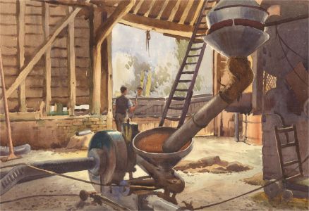 David William Burley (1901-1990) - 20th Century Watercolour, The Grain Mill