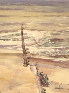David William Burley (1901-1990) - 20th Century Watercolour, Groyne