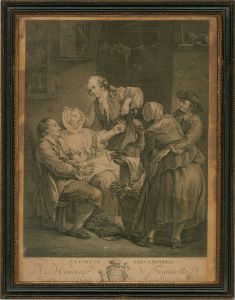Charles Levasseur (1734-1816) after G.M Kraus- Engraving, Treasurer of the Hotel
