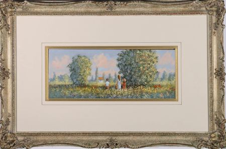 David Short - Contemporary Oil, The Perfect Picnic Spot
