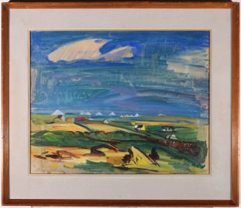 Ian Armstrong (1923-2005) - 20th Century Gouache, Australian Landscape