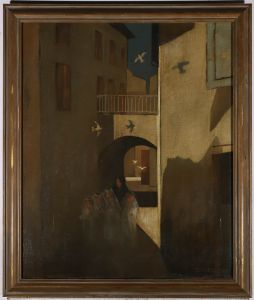 Richard Ewen (1928-2009) - 1990 Oil, Communion Day