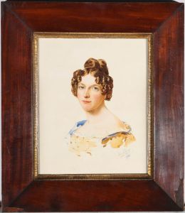 Fred Piercy After West - Framed Late 19th Century Watercolour, The Eligible Lady