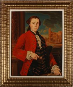 G.K. Mirakl after Batoni (1708-1787) - 20th Century Oil, Gentleman In A Red Coat